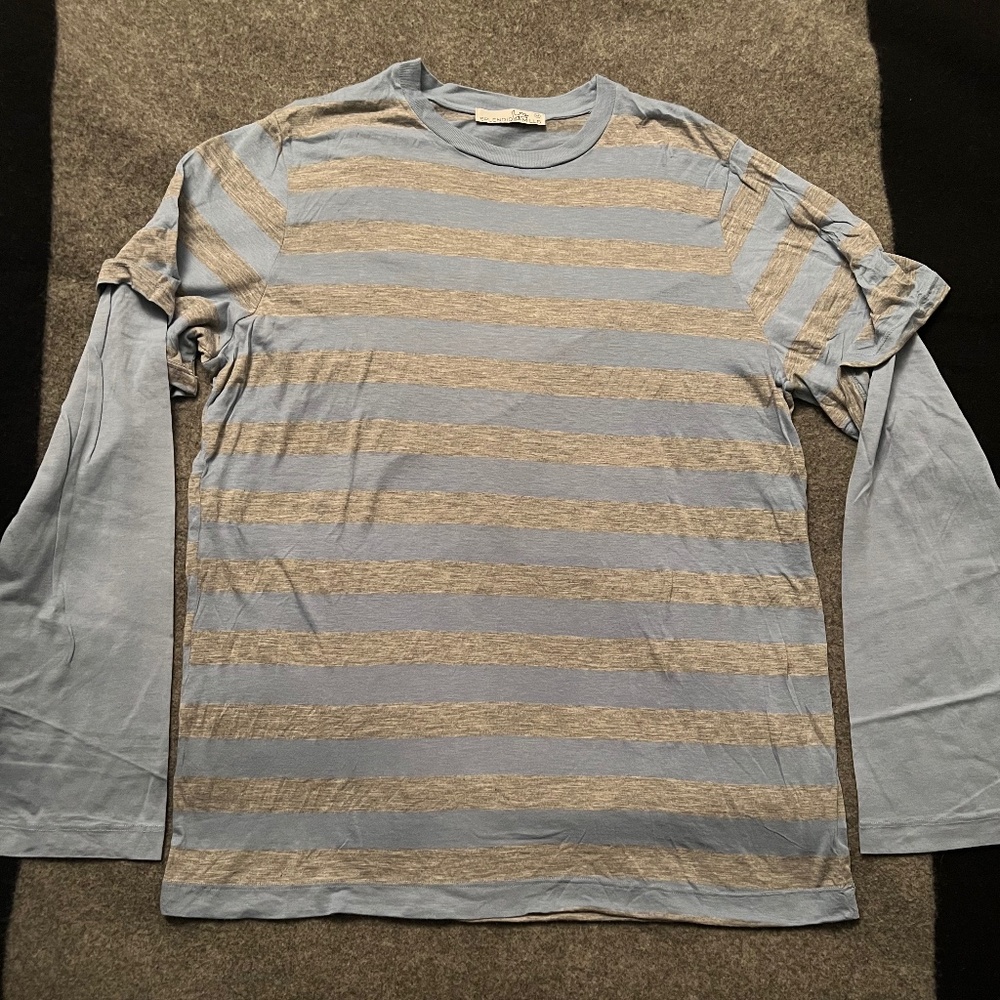 SPLENDID MILLS "Heather Rugby Double Sleeve" Shirt